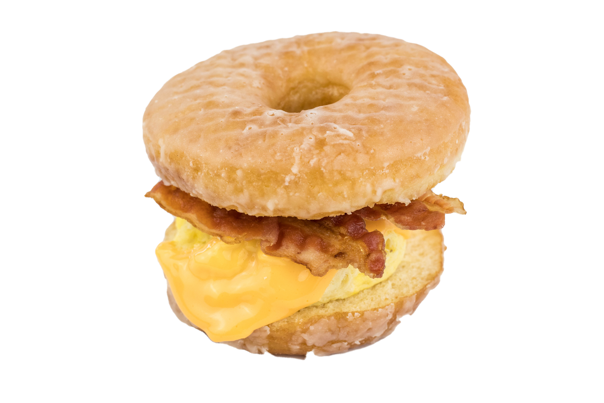 Bacon, Egg, & Cheese Breakfast Sandwich Shaka Donuts Orlando